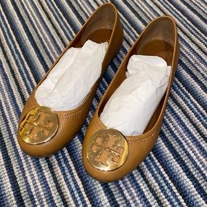 Tory Burch Tan Ballet Flats